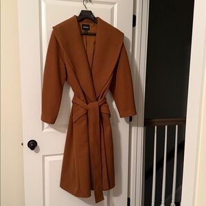 Brown Express Shawl Wrap Coat XL